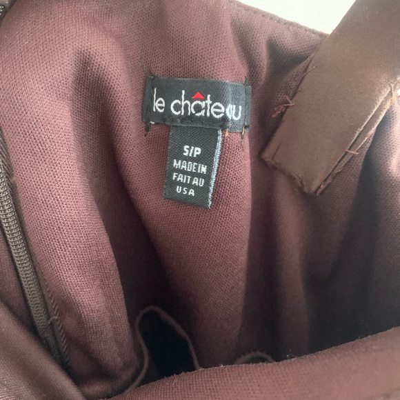 Brown evening dress - Picture 6 of 6